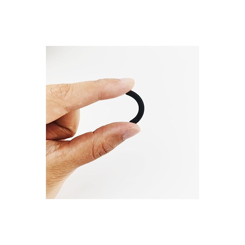 TIHOOD 100PCS Eyelash Curler Refills Pads, Black Eyelash Curler Pads