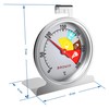 BROWIN® Analogue Oven Thermometer Stainless Steel 100502 | 0-300 °C