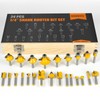 Router Bits Set 1/4 Inch Shank - BAIDETS Upgrade 24