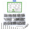 640-Piece M4 Screws Set, Pan Head Allen Screws Nuts Set,