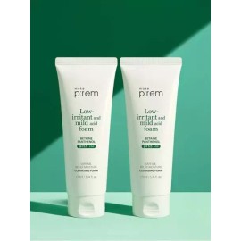 Make Prem 메이크프렘 세이프 미 모이스처 클렌징 폼(170ml) 2개( 클렌징폼 20ml) Makeuprem Safe Me Moisture Cleansing Foam (170ml) 2 pieces (Cleansing Foam 20ml)
