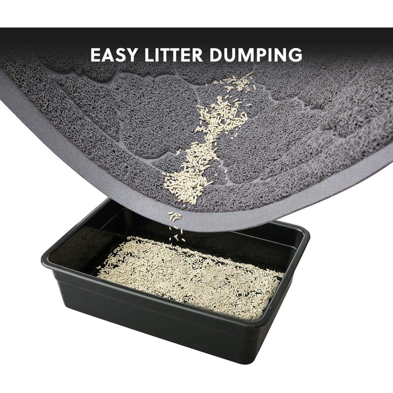 WePet Cat Litter Box Mat, Kitty Premium PVC Pad, Durable
