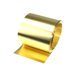 Pure Brass Metal Sheet Foil,Brass Sheet Roll,Brass Thin Foil Roll,0.1MM*20MM*1M