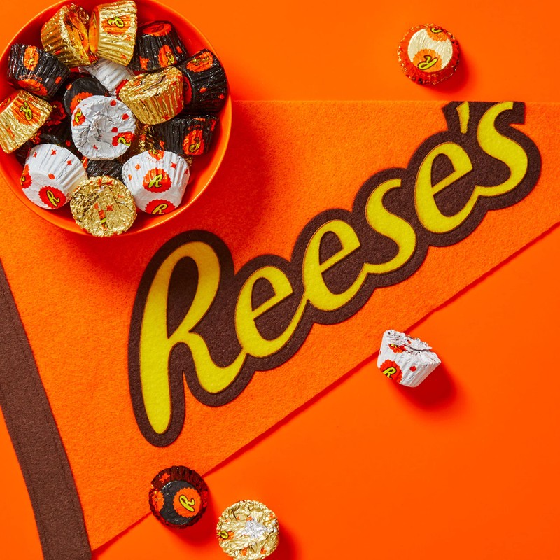 REESE'S Miniatures Assorted Flavored Peanut Butter Cups, Candy Party Pack,