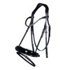HKM Fleur Bridle Black Warmblood