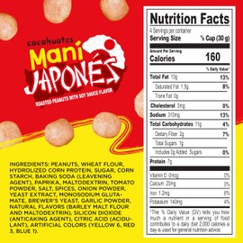 Diana Maní Japonés Japanese-Style Seasoned Roasted Peanuts, 4.3 oz (Pack of 8)