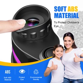 LET'S GO! Great Toys for Girls Boys Kids Age 3-12, Shockproof Binoculars for Kids Compact 8x21 High Resolution Fun Toys for Kids Age 5-12, Birthday for 5-12 Year Old Kids Girls Boys