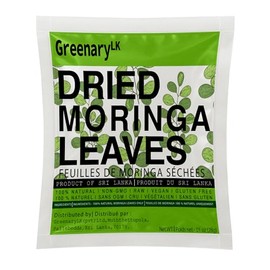 GreenaryLK Premium 100% Naturel Bio Moringa Leaves (Feuilles) 1oz – Whole Moringa Oleifera. Nutrient-Rich Superfood pour Tisane & Bien-être. Scellé sous vide. Du Sri Lanka.