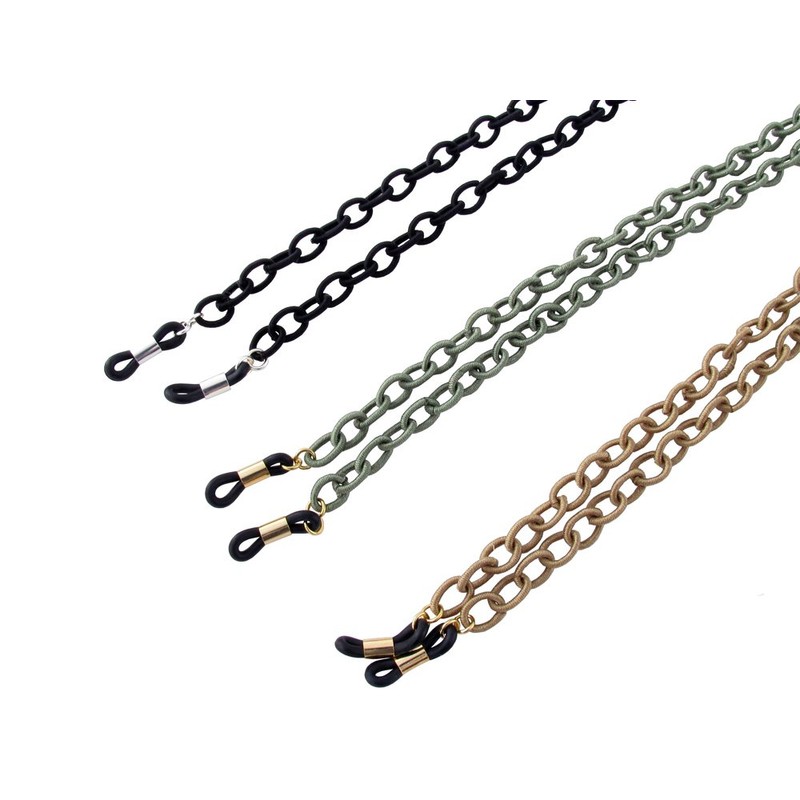 Calabria Eyeglass Necklace SJ-0743 in Black