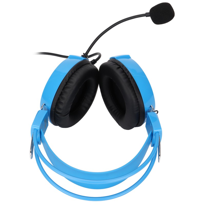 Gaming Headset Wired Comfortable Multifunctional Multicolor RGB Headphone with Omnidirectional
