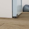 JUBEST Stainless Steel Floor Guide Wall Mount Sliding Barn Door