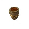 WRAS 22mm to 15mm Reducer - Brass Compression Reducing Connector,
