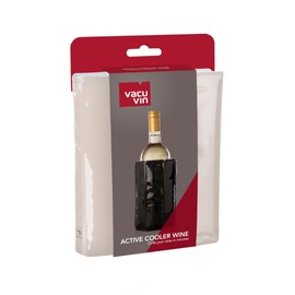 Vacu Vin Flexible Wine Cooler - Reusable - Sand - Cooling Cuff for Standard Bottles - Quick Cooling