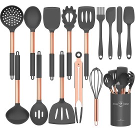 Umite Chef Silicone Cooking Utensil Set, Umite Chef Kitchen Utensils 15pcs Cooking Utens...
