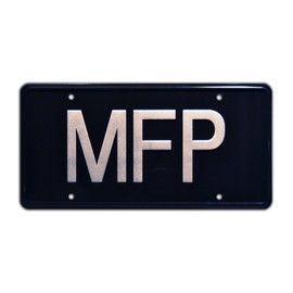 Mad Max | Main Force Patrol | Metal Stamped License Plate
