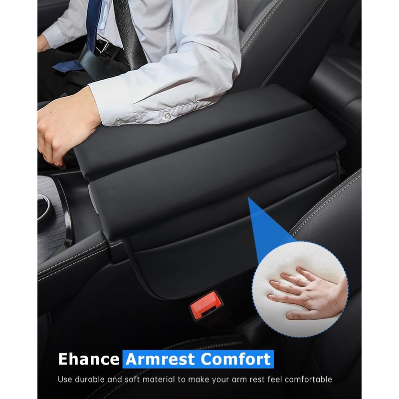INTGET Car Center Console Armrest Cover for Nissan Rogue Accessories