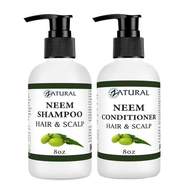 Neem Scalp Shampoo (8oz Shampoo & Conditioner Kit)