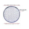 Alchemy Parts Motorbike Mesh Metal Grill Cover for 7" Inch
