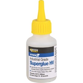 3 PCS EVERBUILD INDUSTRIAL GRADE SUPER GLUE HV HIGH VISCOSITY BONDS PVC, METAL, MDF, ALUMINIUM, CERAMICS, RUBBER ETC. 20G EACH