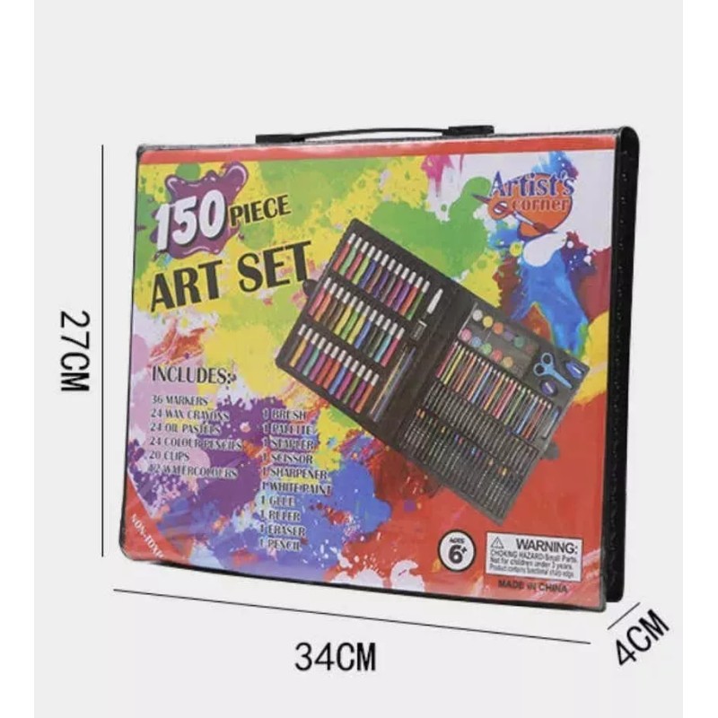 Extreme Beauty Set De Arte Niños Colores Plumones Crayolas Acuarelas