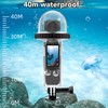 Action Camera Waterproof Housing Case 40m Protective Underwater Dive Housing