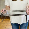 SOW Joseph Iron DTFF2661SW Wide Small Glass Display Stand
