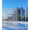 FiberMarker 48-Inch Reflective Driveway Markers Driveway Poles for Easy Visibility