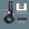 Biqing 2PCS Motorcycle Spotlights Mounting Brackets,Aluminium Front Fork Tube Clamp