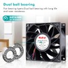 Wathai 92mm x 38mm 90mm Dual Ball 12V High Airflow