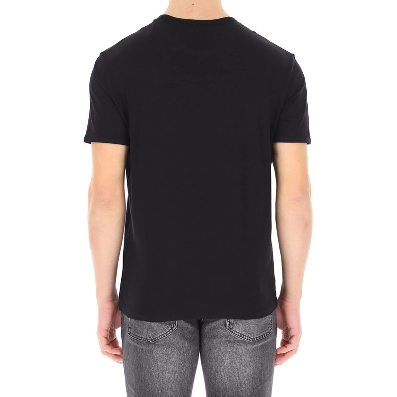 Armani Exchange Men's 8nztcd T-Shirt, (Black 1200), Small