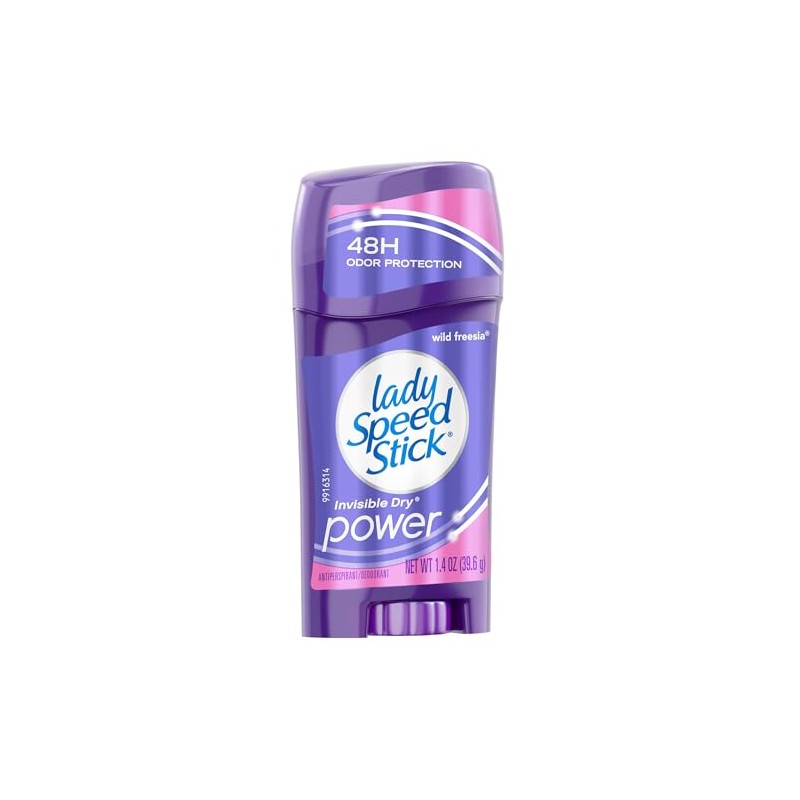 Mennen Lady Speed Stick Invisible Dry Deodorant Wild Freesia, 1.4