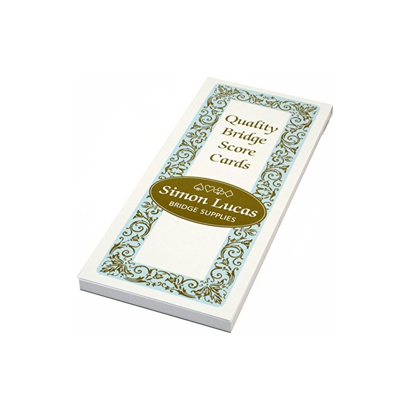 Simon Lucas Designer Bridge Score Pad - Rubber Bridge