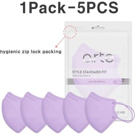 HOMSSEM - Máscara coreana para adultos, máscara antipolvo fabricada en Corea, filtro protector de 2 a 4 capas, ajuste ideal para 5 colores cómodos (beige 10p)