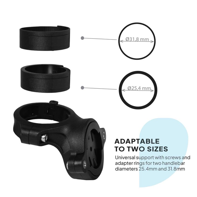 OcioDual Edge 2 Generation Mount Compatible with Garmin Devices, Varia