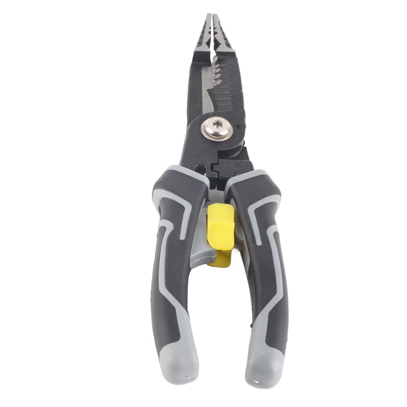 Black Yellow Electrician Wire Stripping Pliers Multifunctional Needle Nose Stripper