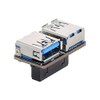 cablecc Dual USB 3.0 A Type Female to Motherboard 20/19