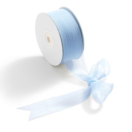 CHUQING Gift Ribbon Blue Chiffon 1.5 inch Wide Ribbon Decorative Ribbon Fabric Ribbon Wedding Gift Ribbons Chiffon Ribbon