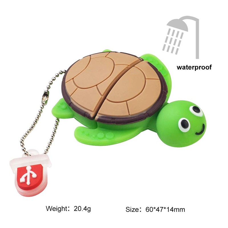LEIZHAN Turtle Flash Drive 32GB Tortoise Thumb Drive Cute Animal