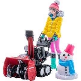 PLAMAX MF 62 Minimum Factory Minori with Honda Small Snow Blower HSS1170n [JX] 1/20 Scale Assembly Plastic Model