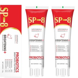 LUHI 2PCS pasta dental,SP-8 pasta dental, Sp-8 Whitening Toothpaste,Pasta de dientes ultra blanqueadora,Pasta dental probiótica blanqueadora y quitamanchas,Limpia eficazmente los dientes y la boca.(2)