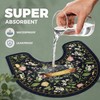 U-Shaped Toilet Mat for Bathroom, Diatomaceous Earth Potty Training Mat