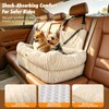 Pawaboo Dog Car Seat Bed, Memory Foam Booster for Medium/Large
