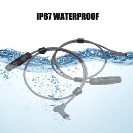 1 Pair SPX Plug to RJ45 Adapters, 1200Mbps Waterproof Cable RJ45 Female Connectors with Wall Plug for Gen 2 Dishy and Router Accessories