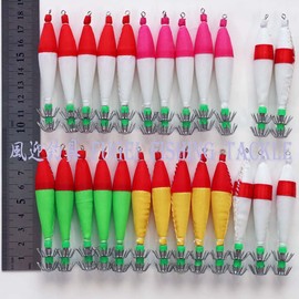 Reason A20sute25hbm25wk Squid Fishing Rigging Set of 25 Pieces in 5 Colors