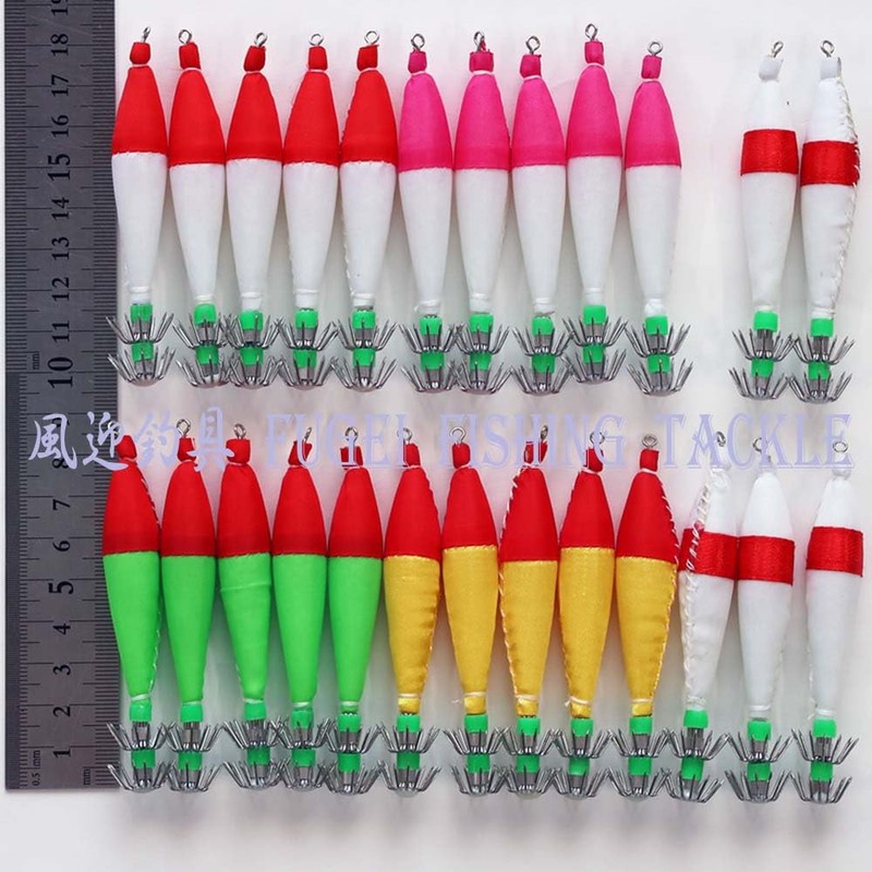 Reason A20sute25hbm25wk Squid Fishing Rigging Set of 25 Pieces in