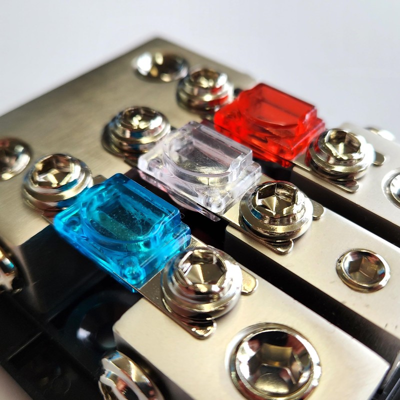 KnuKonceptz Mini-ANL (MIDI/AFS) Nickel SIlver Plated Fuses 50A - 5