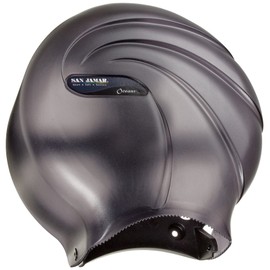 San Jamar R2790TBK Oceans 3.125 Mandrel Soloette Jumbo Roll Toilet Tissue Dispenser