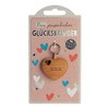 Waldfabrik LuckyKeys Lucky Charm Keychain, beige