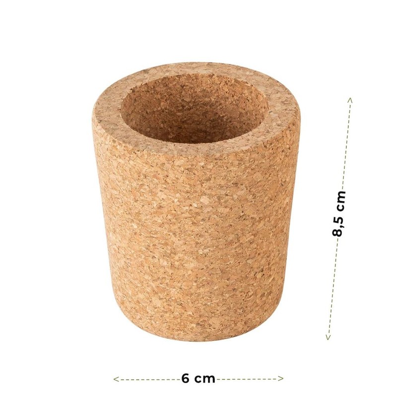 Cork Pen Holder | Pen Holder Made of Pressed Cork