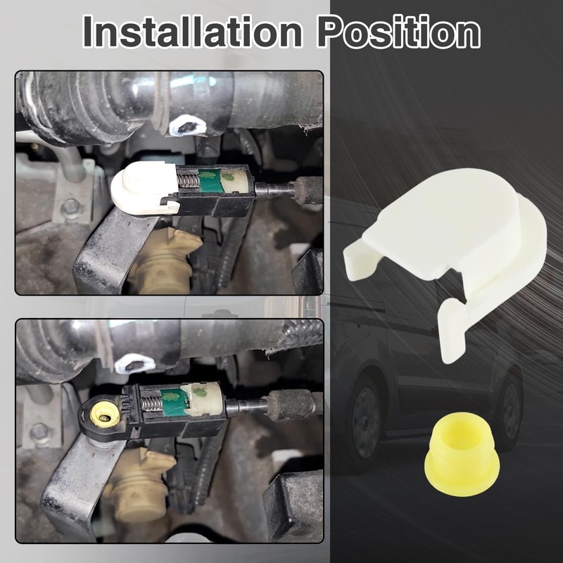 FUSCH Transmission Shifter Cable Bushing with Cap Compatible with Ford